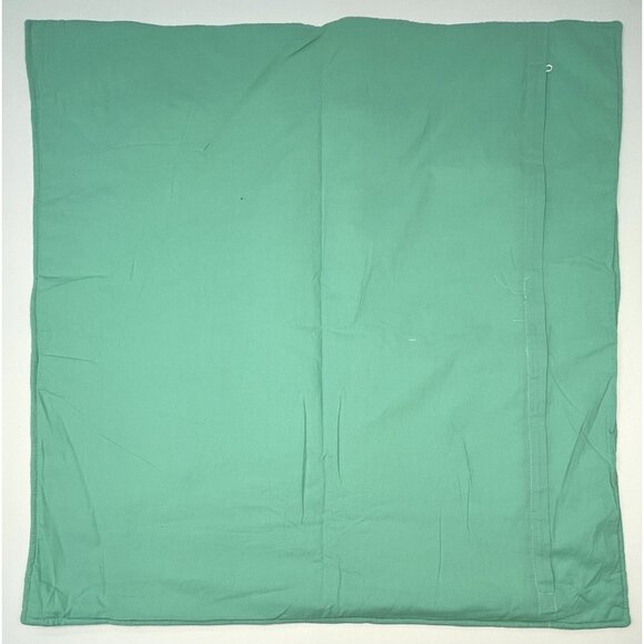 Single (1) C&F HOME 26"x26" Euro PILLOW SHAM Seafoam Scallop Shell Quilted NEW - Picture 2 of 2